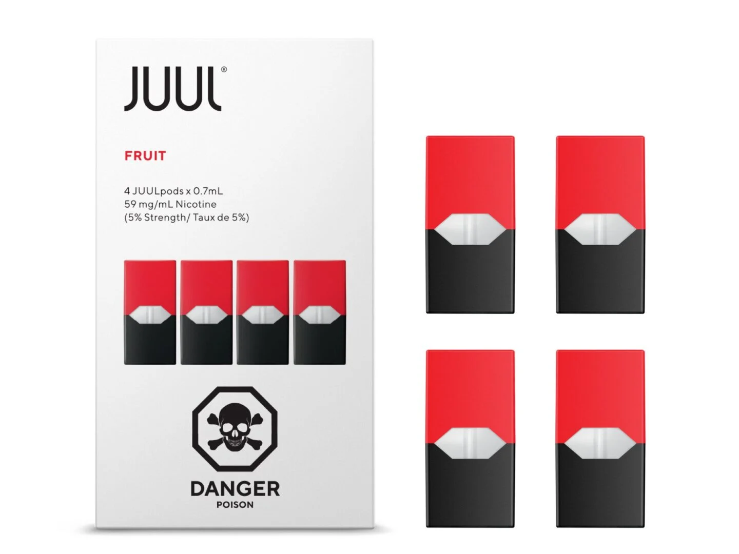 JUUL Pods Fruit 5% (Pack of 4)