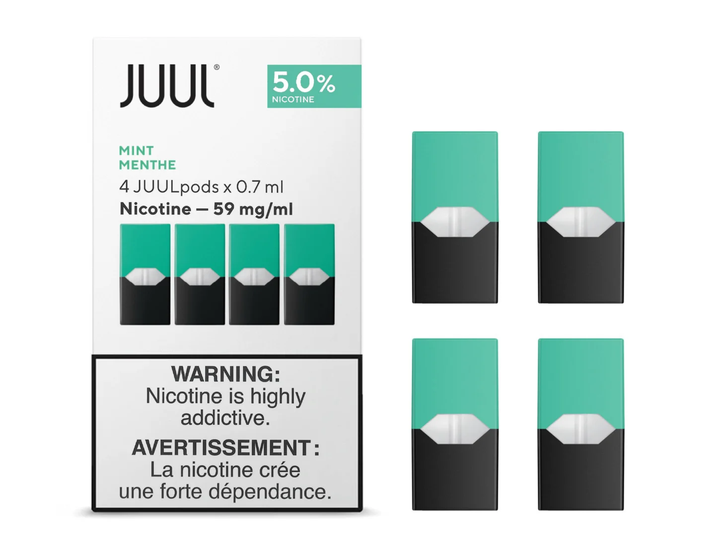 JUUL Pods Mint 5% (Pack of 4)