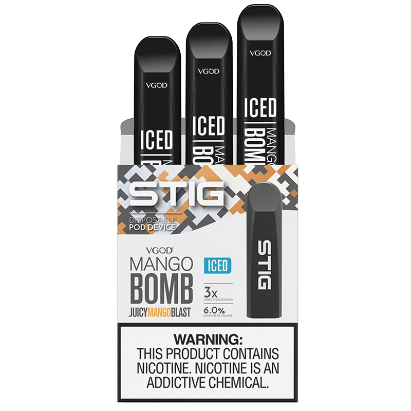 VGOD Stig Mango Bomb 6% (Pack of 3)